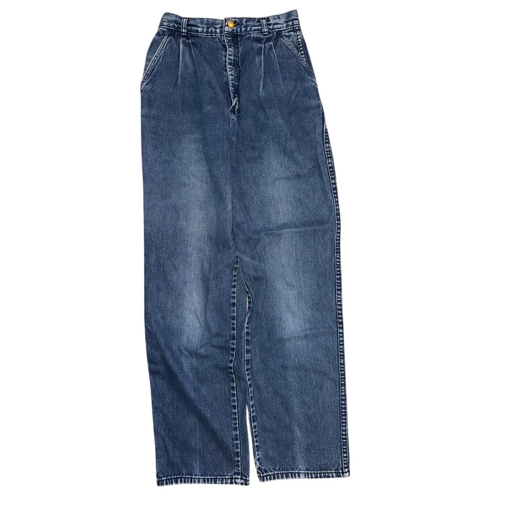 1970's Plum Tree by Escott Canada Vintage High Waisted Pleated Mom Jeans